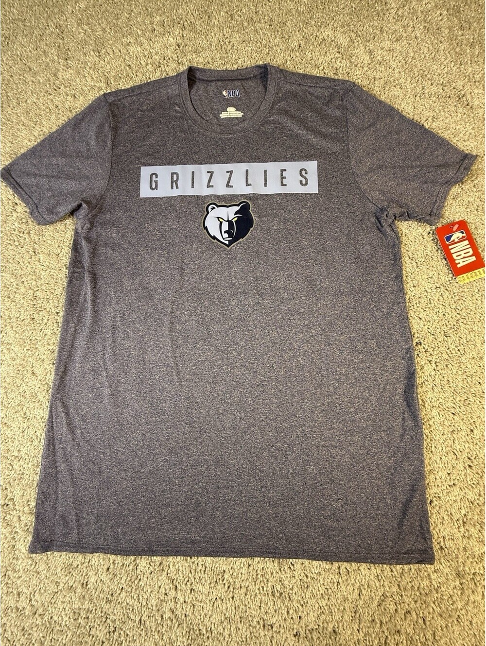 NBA Ultra Game Memphis Grizzlies T Shirt Size L Men NWT Basketball Blue